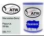 Preview: Mercedes-Benz, Papyrus White, DB-717: 500ml Lackdose, von ATW Autoteile West.